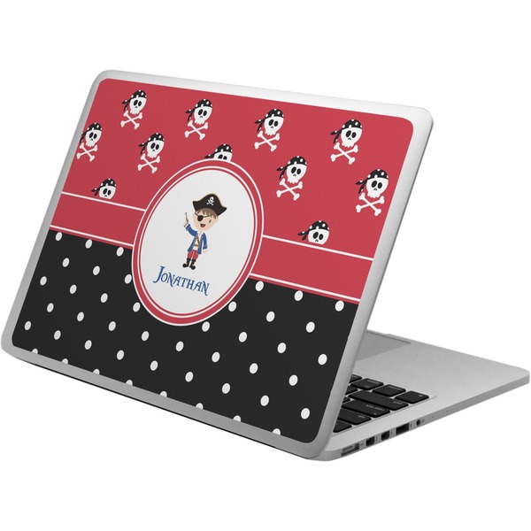 Custom Pirate & Dots Laptop Skin - Custom Sized (Personalized)