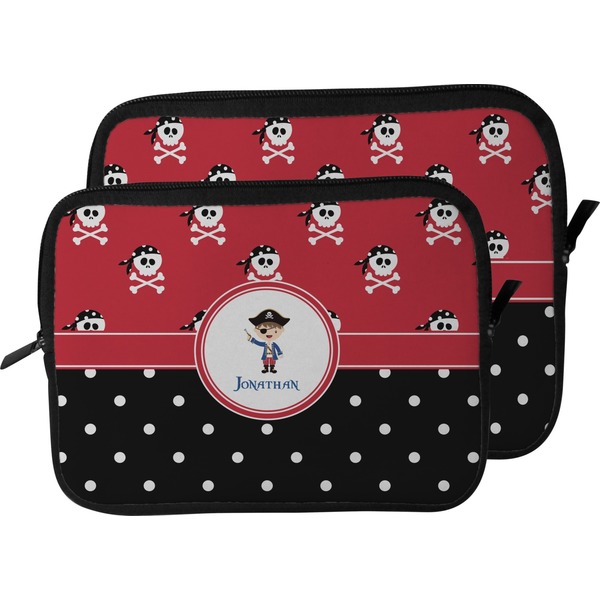 Pirate & Dots Laptop Sleeve (Size Comparison)