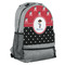 Pirate & Dots Large Backpack - Gray - Angled View