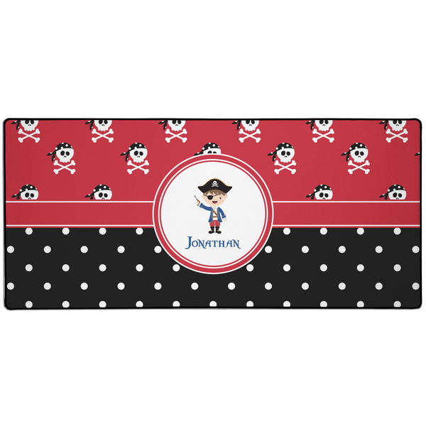 Custom Pirate & Dots Gaming Mouse Pad (Personalized)