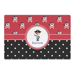 Pirate & Dots Large Rectangle Car Magnet (Personalized)