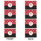 Pirate & Dots Linen Placemat - APPROVAL Set of 4 (double sided)