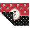 Pirate & Dots Linen Placemat - Folded Corner (double side)