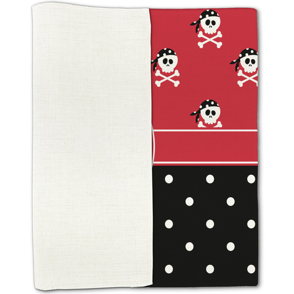 Pirate & Dots Linen Placemat - Folded Half