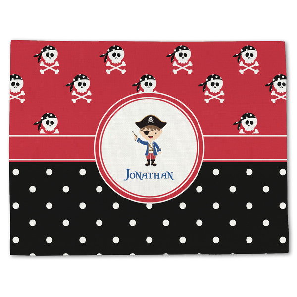 Pirate & Dots Linen Placemat - Front
