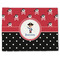 Pirate & Dots Single-Sided Linen Placemat - Single w/ Name or Text