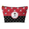 Pirate & Dots Makeup Bag - Small - 8.5"x4.5" (Personalized)