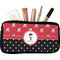 Pirate & Dots Makeup / Cosmetic Bag - Small (Personalized)