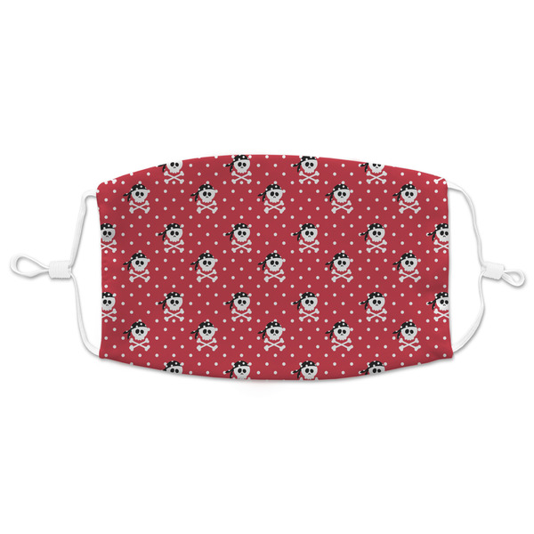 Custom Pirate & Dots Adult Cloth Face Mask - XLarge