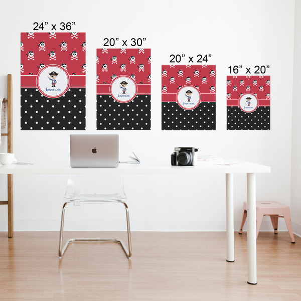 Pirate & Dots Matte Poster - Sizes