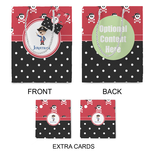Pirate & Dots Medium Gift Bag - Approval