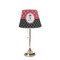 Pirate & Dots Poly Film Empire Lampshade - On Stand