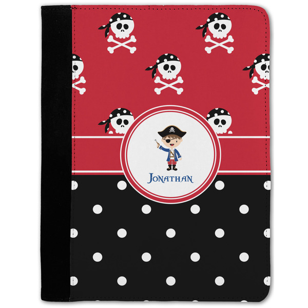Custom Pirate & Dots Notebook Padfolio w/ Name or Text