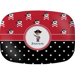 Pirate & Dots Melamine Platter (Personalized)
