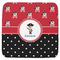 Pirate & Dots Memory Foam Bath Mat - 48"x48" (Personalized)