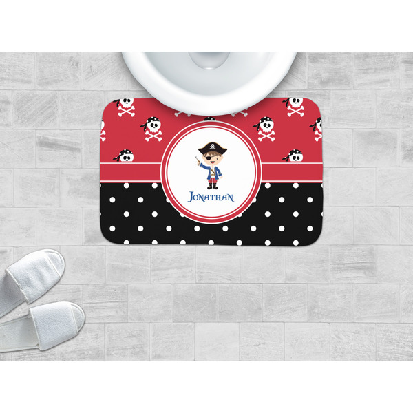 Pirate & Dots Memory Foam Bath Mat - LIFESTYLE