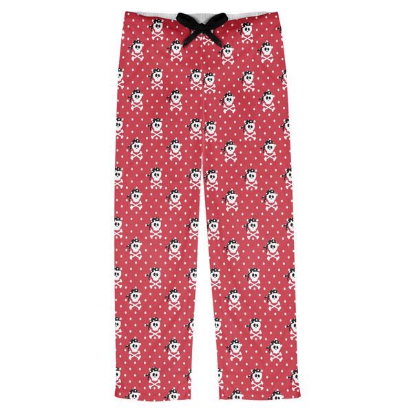 Custom Pirate & Dots Mens Pajama Pants - XL