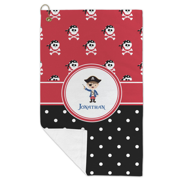 Pirate & Dots Microfiber Golf Towels - FOLD