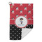 Pirate & Dots Microfiber Golf Towels Small - FRONT FOLDED