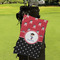 Pirate & Dots Microfiber Golf Towels - Small - LIFESTYLE