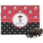 Pirate & Dots Dog Blanket - Large (Personalized)