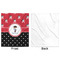 Pirate & Dots Minky Blanket - 50"x60" - Single Sided - Front & Back