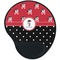 Pirate & Dots Mouse Pad with Wrist Support