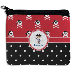 Pirate & Dots Rectangular Coin Purse (Personalized)