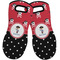 Pirate & Dots Neoprene Oven Mitts - Set of 2 w/ Name or Text