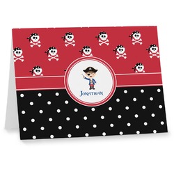 Pirate & Dots Note cards (Personalized)