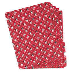 Pirate & Dots Binder Tab Divider Set (Personalized)