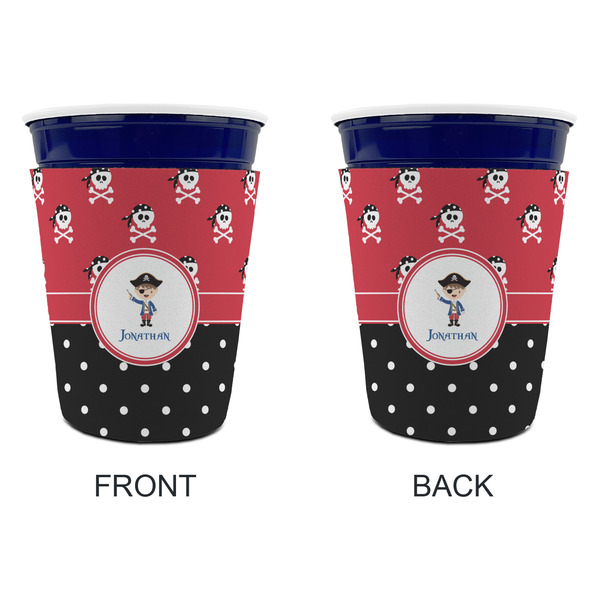 Pirate & Dots Party Cup Sleeves - without bottom - Approval