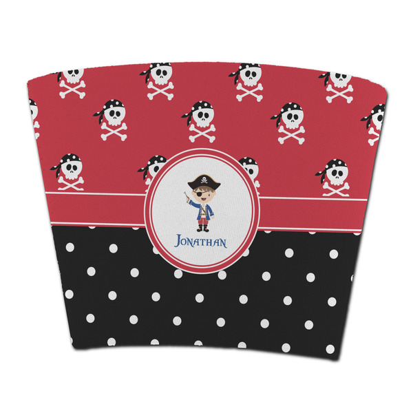 Custom Pirate & Dots Party Cup Sleeve - without bottom (Personalized)