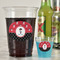 Pirate & Dots Party Cups - 16oz - In Context