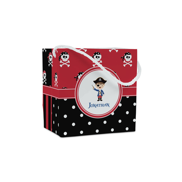Custom Pirate & Dots Party Favor Gift Bags (Personalized)