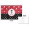 Pirate & Dots Disposable Paper Placemat - Front & Back