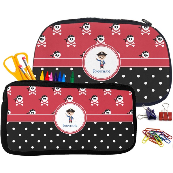 Pirate & Dots Pencil / School Supplies Bags Small and Medium