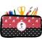 Pirate & Dots Neoprene Pencil Case - Small w/ Name or Text
