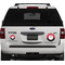 Pirate & Dots Personalized Car Magnets on Ford Explorer
