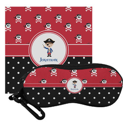 Pirate & Dots Eyeglass Case & Cloth (Personalized)