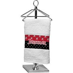 Pirate & Dots Cotton Finger Tip Towel (Personalized)