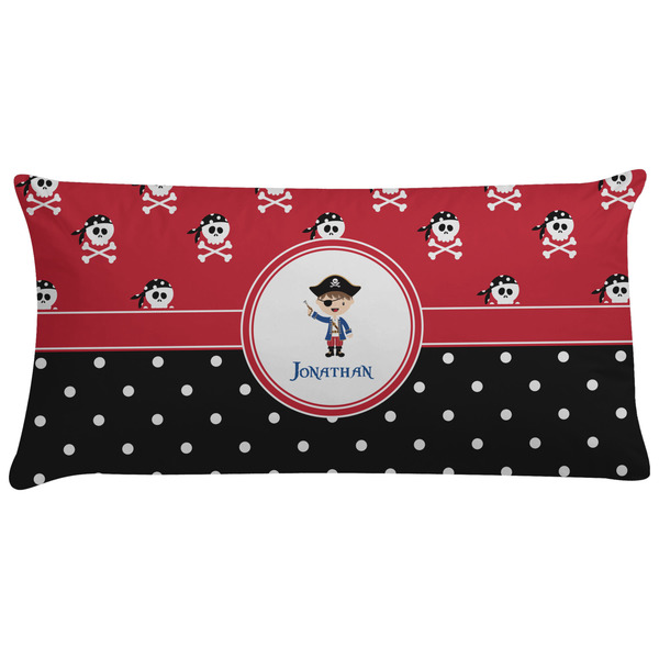 Custom Pirate & Dots Pillow Case - King (Personalized)
