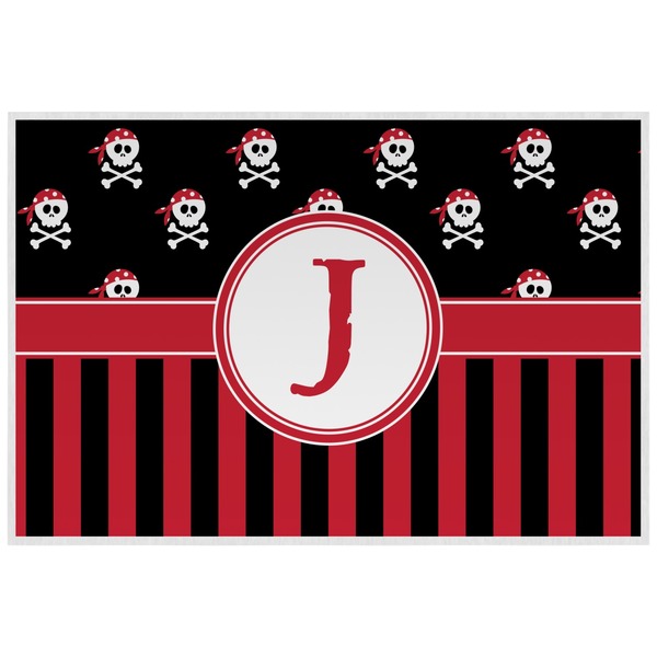 Pirate & Dots Personalized Placemat (Back)