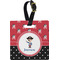 Pirate & Dots Personalized Square Luggage Tag