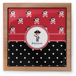 Pirate & Dots Pet Urn w/ Name or Text