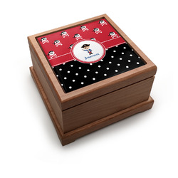 Pirate & Dots Pet Urn w/ Name or Text