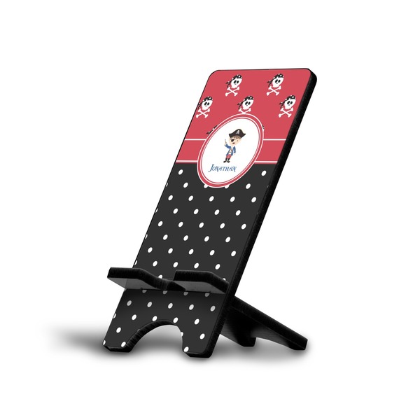 Custom Pirate & Dots Cell Phone Stand (Personalized)