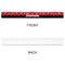 Pirate & Dots Plastic Ruler - 12" - APPROVAL