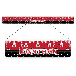 Pirate & Dots Plastic Ruler - 12" (Personalized)