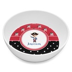 Pirate & Dots Melamine Bowl - 8 oz (Personalized)